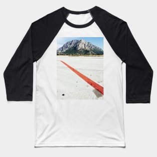 Red Line on Airfield Baseball T-Shirt